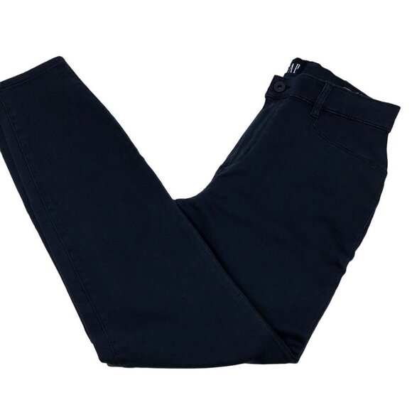 GAP WOMEN NAVY LADIES STRETCH SKINNY PANT SIZE 8 NEW WITH TAG - Picture 8 of 12